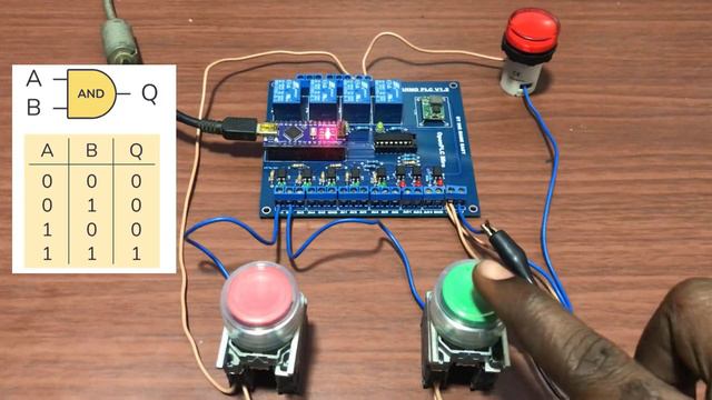 DIY Arduino PLC - Programming Logic Gates with Ladder Logic смотреть онлайн
