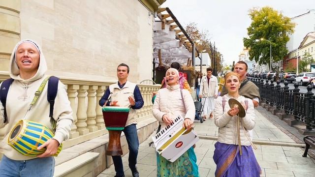 Харинама Nama Kripa, киртания - Анандита Мадхави матаджи, 1 октября 2023, Москва смотреть онлайн
