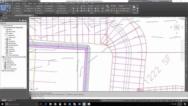 What’s New Features in Autodesk AutoCAD Civil 3D 2018 – Corner Cleanup for Corridors смотреть онлайн