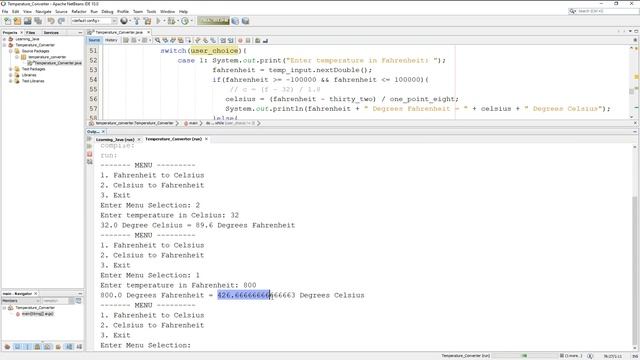 LEARNING JAVA: Basic Temp Converter 1 3 (TUTORIAL) смотреть онлайн