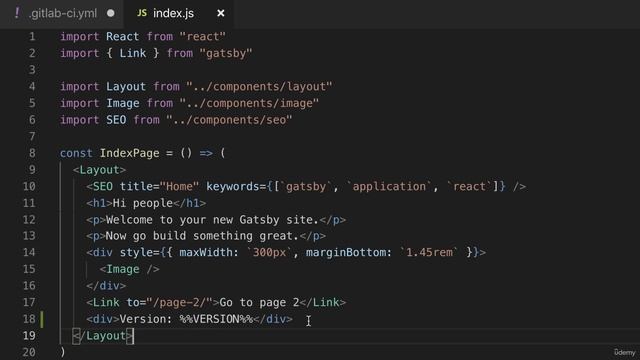 Udemy. Gitlab CI/CD. 21. Predefined environment variables смотреть онлайн