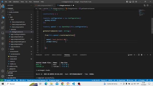 Construyendo un Chatbot con ANGULAR y ChatGPT смотреть онлайн