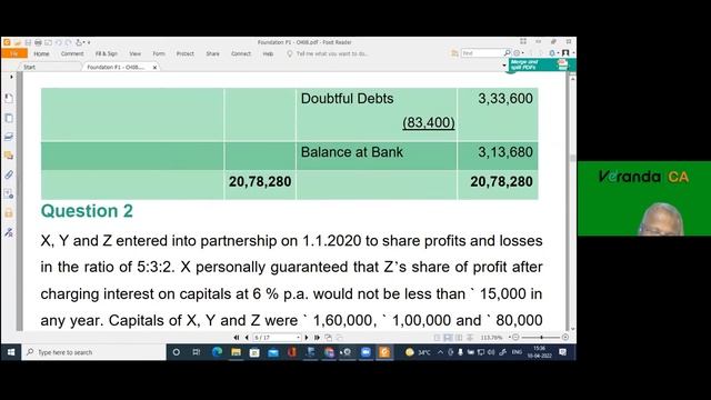 CA Foundation Chapter 8 Partnership Accounts | Veranda CA смотреть онлайн