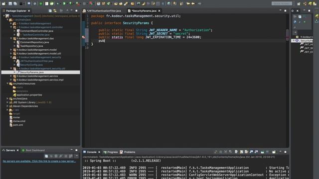 Part 9: Tasks Management Project - JWT - Spring - Hibernate - API Rest - Angular смотреть онлайн