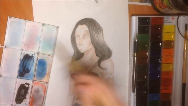 // Мой любимый герой для Vera Artlover // Watercolor Speedpaint|#11"WONDER WOMAN" смотреть онлайн