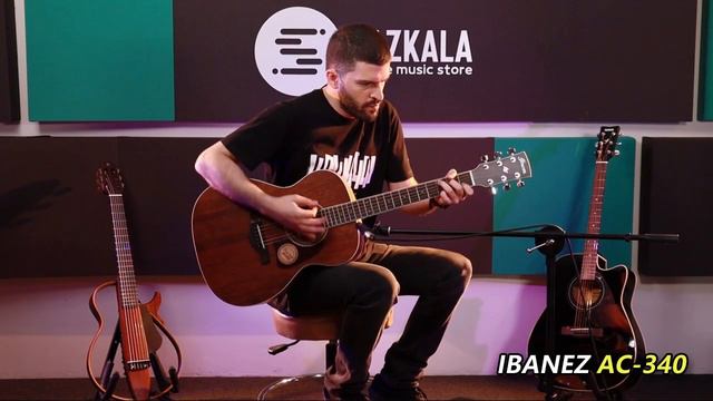 بررسی و تست صدای گیتار آیبانز IBANEZ Artwood AC340–OPN смотреть онлайн