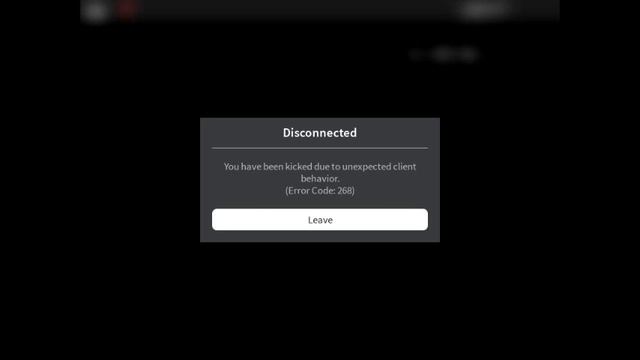 NEW Disconnected Screen - (Error Code: 268) смотреть онлайн