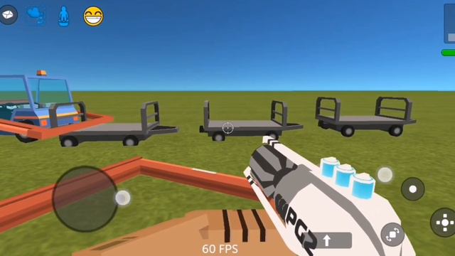 как построить мини поезд в Simple Sanbox 2?