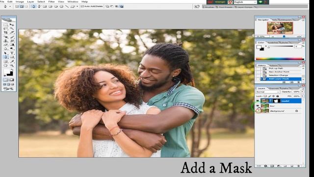 How to Blur Background in Adobe Photoshop CS2 Tutorial | Easy Way Realistic Blur Effects смотреть онлайн