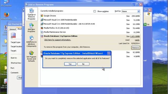 Uninstall Oracle Database 11g Express Edition 11.2.0 смотреть онлайн