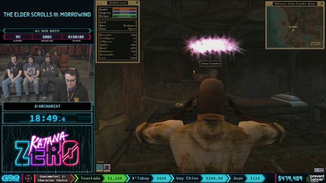 The Elder Scrolls III: Morrowind by Archariat in 28:59 - AGDQ2019 смотреть онлайн
