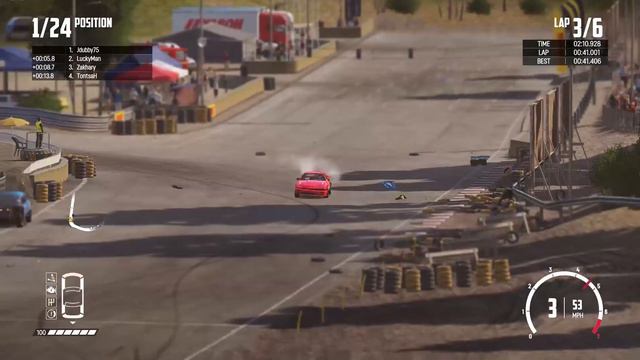 Banger Racing a MK3 Supra - Wreckfest