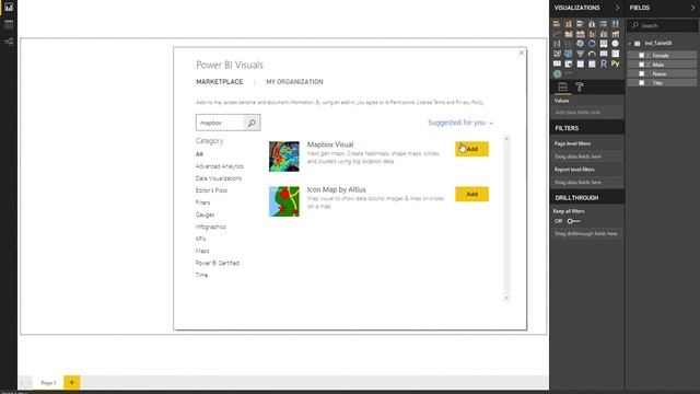 Creating a Choropleth Map with Mapbox Visual and Power BI смотреть онлайн