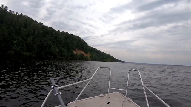 Прогулка на лодке. Чебоксарский залив. смотреть онлайн