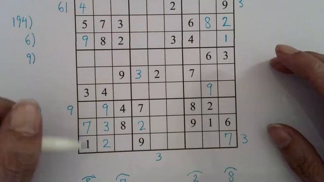 Websudoku, sudoku, level hard, notation methodology смотреть онлайн