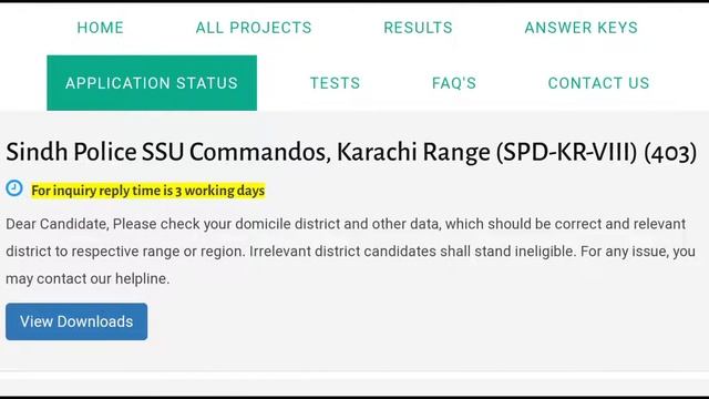 PTS Sindh Police SSU Commandos Physical Test Roll No Slip Announcement Karachi Sukkur Hyderabad смотреть онлайн