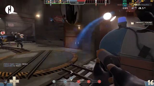 Team Fortress 2 on X4 860K - RX 460 смотреть онлайн