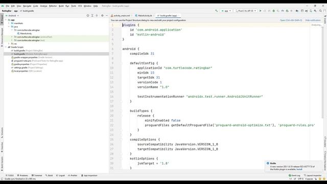 How to add Rating Bar Widget? - Kotlin Android Tutorial смотреть онлайн