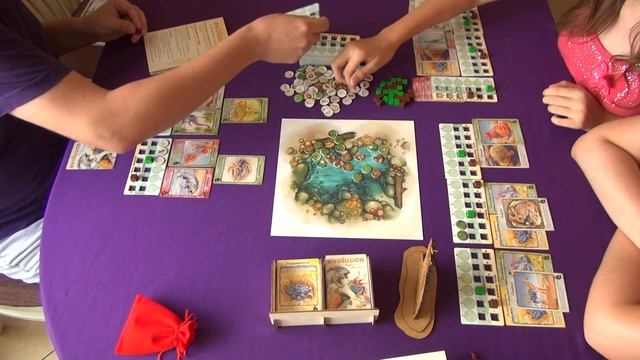 Настольная игра - Эволюция Естественный отбор "Let's play" board game Evolution смотреть онлайн