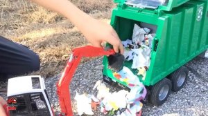 Garbage Truck Videos For Children l Bruder Mack Granite, Dump Truck, Excavator l Garbage Trucks Rul
