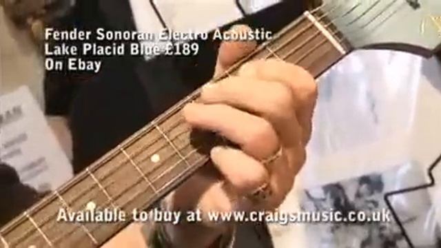Fender Sonoran Electro Acoustic смотреть онлайн
