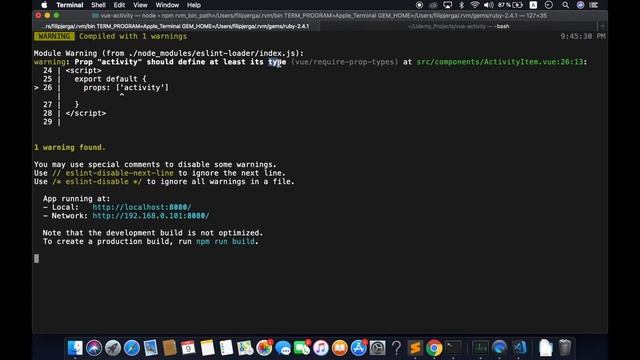 Vue JS 2 Course - Part 16 (Eslint) смотреть онлайн