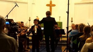 Дмитрий Пинчук с КАМЕРНЫМ ОРКЕСТРОМ «ANTONIO-ORCHESTRA» А.Марчелло -И.БАХ 1 часть.