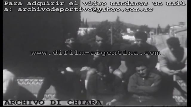 Players speak of the Argentine club Independiente on Inter of Italy 1965 FOOTAGE ARCHIVE смотреть онлайн