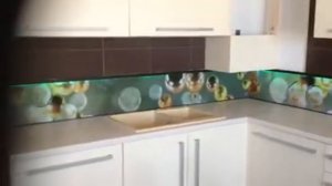 Фартук с полноценной LED подсветкой (скинали на кухню)