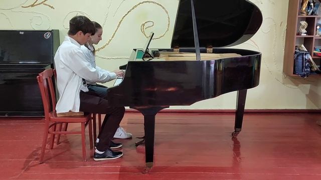 К.Хачатурян "Хода Лимона" дует піаністів Растоцька Даша та Цимбал Денис смотреть онлайн