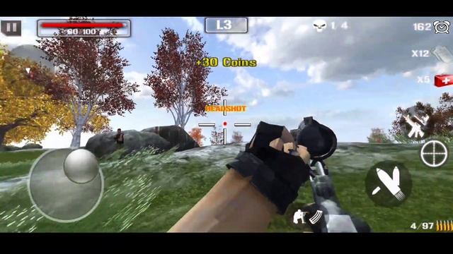 mountain sniper shooting 3d _ Android GamePlay смотреть онлайн