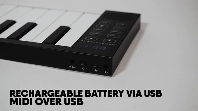Carry-on folding piano | now available in black | play anywhere смотреть онлайн