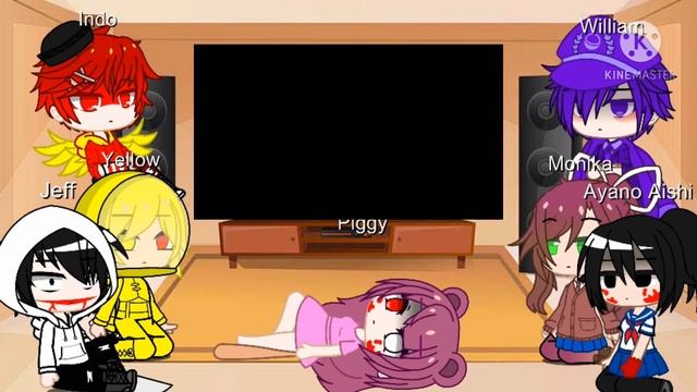 Fandoms react to Memes [no part] yansim,Creepypasta,DDLC,Piggy,AmongUS,WilliamAfton,Countryhumans смотреть онлайн