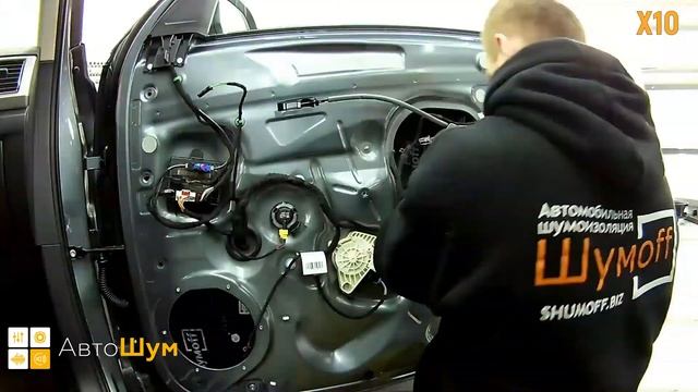 Шумоизоляция дверей Volkswagen Teramont в уровне Экстра. АвтоШум. смотреть онлайн