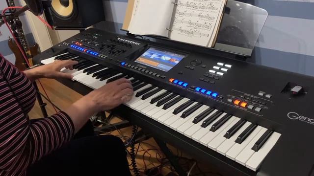 Triste | Bossa Nova piano and vocals on Yamaha Genos смотреть онлайн