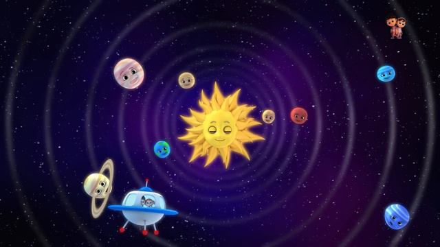 Planets Song | Learn the Planets | Nursery Rhyme | Kids Songs by Luke & Lilly смотреть онлайн