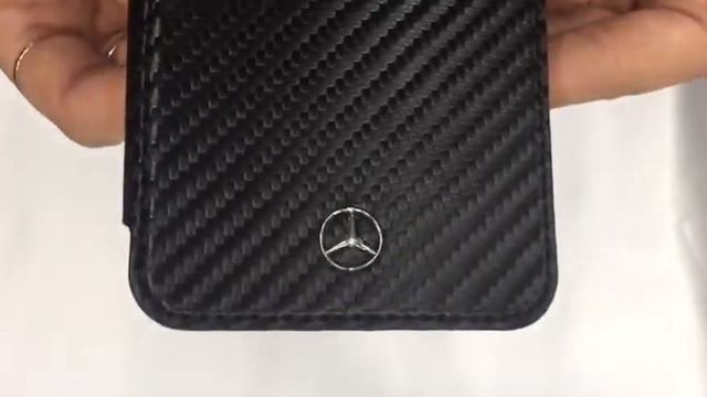 Чехол книжка PU Mercedes с визитницей Dynamic leather Booktype смотреть онлайн