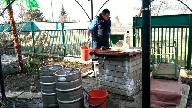 Моем кеги после ферментации ! смотреть онлайн