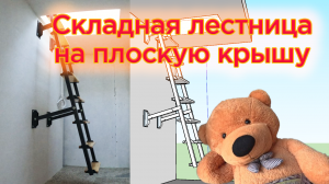 Лестница на плоскую крышу.