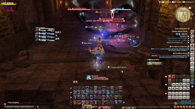 Final Fantasy XIV: A Realm Reborn - Haukke Manor (Hard) [No Commentary] смотреть онлайн