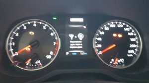 RAV4 New переводим Центральный дисплей на панели приборов в режим показания скорости