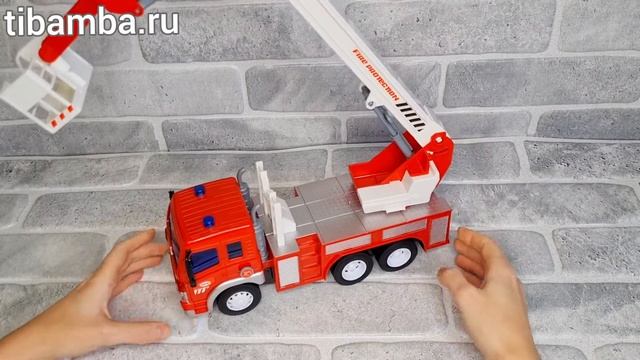 Пожарная машина инерционная Свет Звук смотреть онлайн