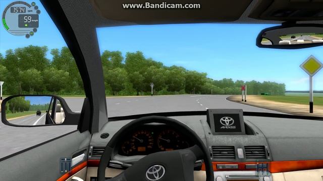 Toyota Avensis - City Car Driving 1.4.1 (G27) смотреть онлайн
