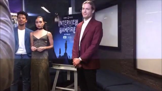 Sam Reid & Jacob Anderson photo call for Interview with the Vampire IFC Center in New York. смотреть онлайн