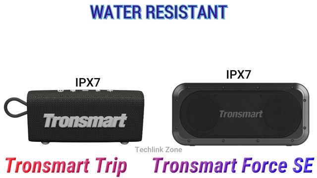 Tronsmart Trip vs Tronsmart Force SE Comparison. смотреть онлайн