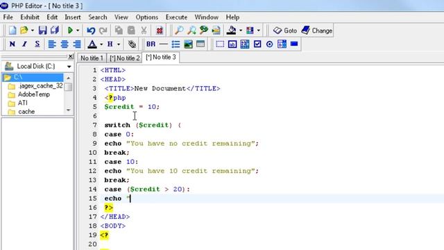 PHP Tutorial for Beginners - #6 - Switch statement & If statement comparison смотреть онлайн