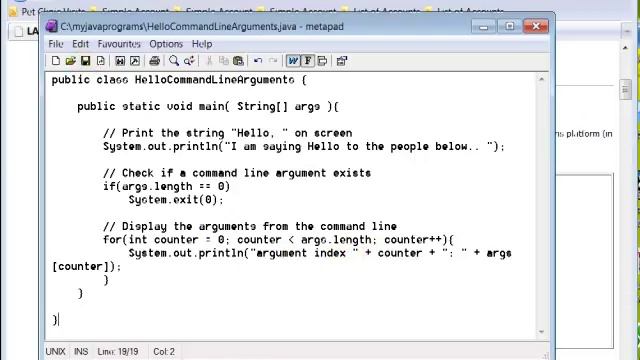 Command-line Command-line Arguments - java tutorial video 6 смотреть онлайн