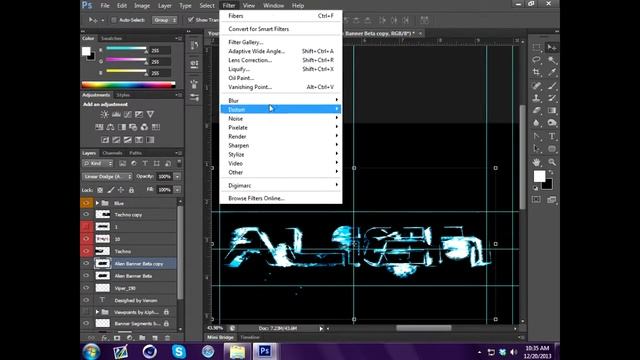 Alien Banner Speed Art (Photoshop Cs6) смотреть онлайн