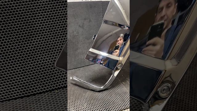 Хром заднего бампера Mercedes ML 164 рестайлинг