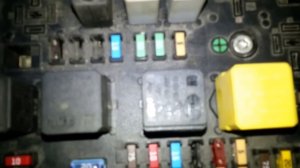 Opel Astra H реле бензонасоса + приборка